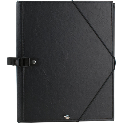 Choral Music Folder with Retaining String and Adjustable Handle
