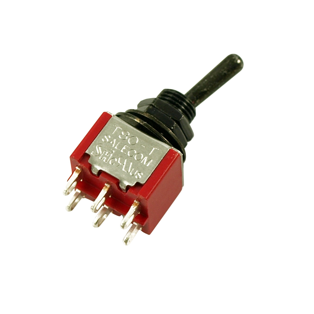 2 Position Mini Toggle Switch - Black