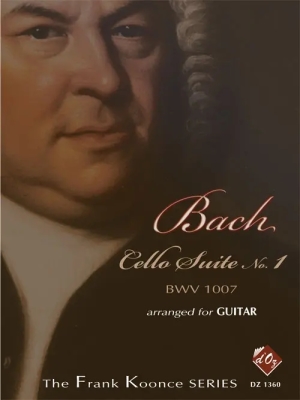 Les Productions dOz - Cello Suite no. 1 (Revised 2020) - Bach/Koonce - Classical Guitar - Book