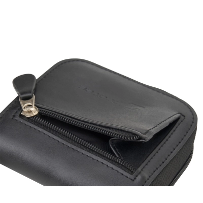 2-Piece Trumpet Mouthpiece Pouch - Leather, Zippered