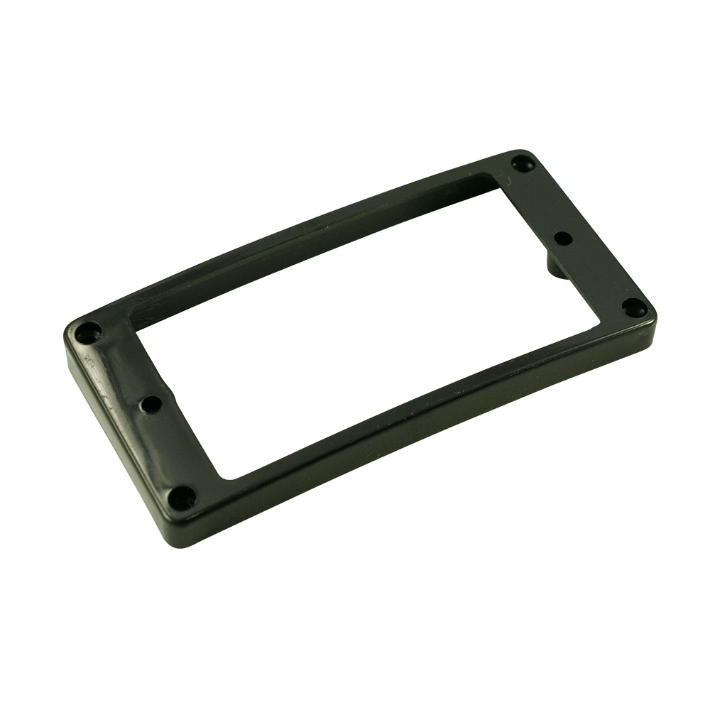 High Arched Plastic Humbucker Pickup Mounting Ring - Black