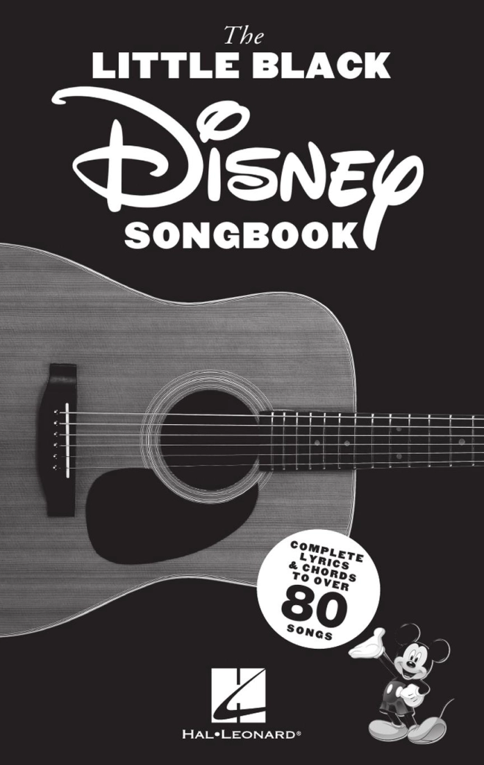 The Little Black Disney Songbook - Guitar (Lyrics/Chords) - Book