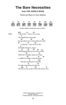 The Little Black Disney Songbook - Guitar (Lyrics/Chords) - Book