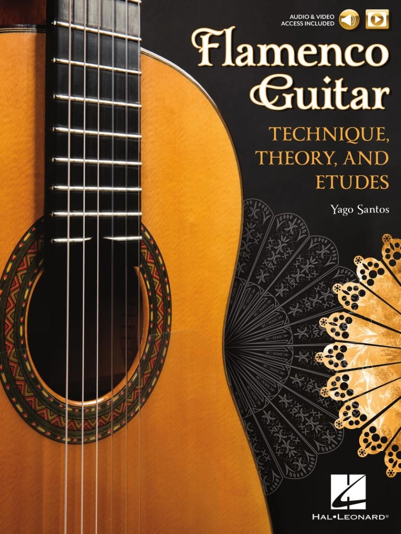 Flamenco Guitar: Technique, Theory and Etudes - Santos - Classical Guitar TAB - Book/Media Online