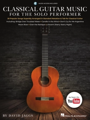 Hal Leonard - Classical Guitar Music for the Solo Performer - Jaggs - Classical Guitar - Book/Audio Online