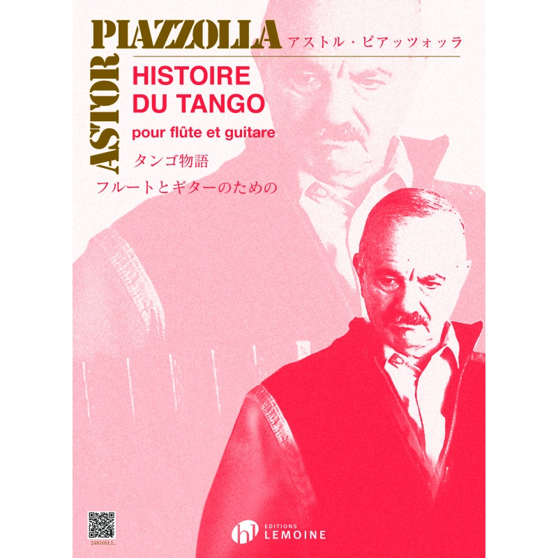 Histoire du tango - Piazzolla - Flute/Classical Guitar - Book