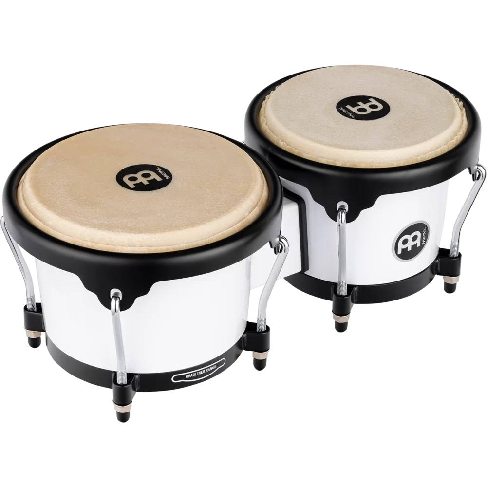 Journey Series Molded ABS Bongos - Bright White