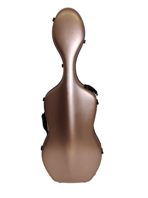 Young Heung - Cello Case with Wheels - 4/4, Rose Gold