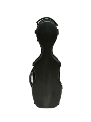 Cello-Shaped Violin Case - 4/4, Black Pebble
