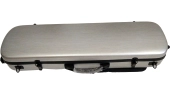 Young Heung - Oblong 4\/4 Violin Case - Silver