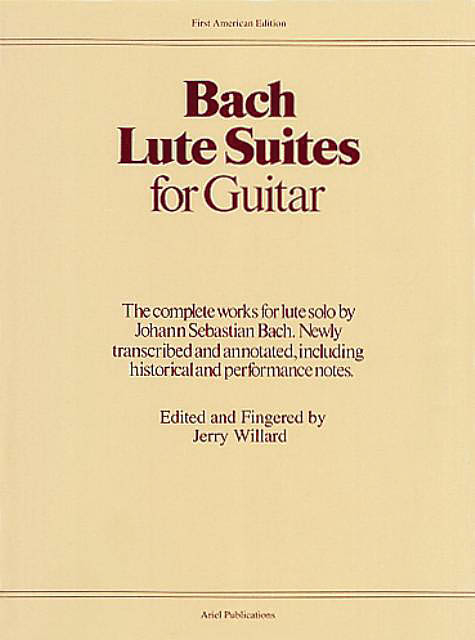 Lute Suites for Guitar - Bach/Willard - Classical Guitar - Book