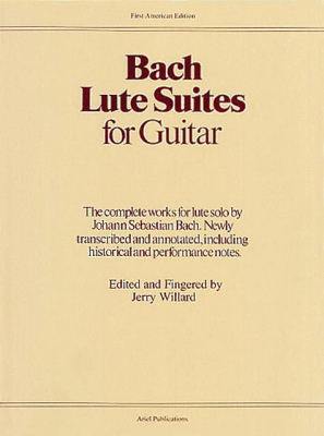 Music Sales - Lute Suites for Guitar - Bach/Willard - Classical Guitar - Book
