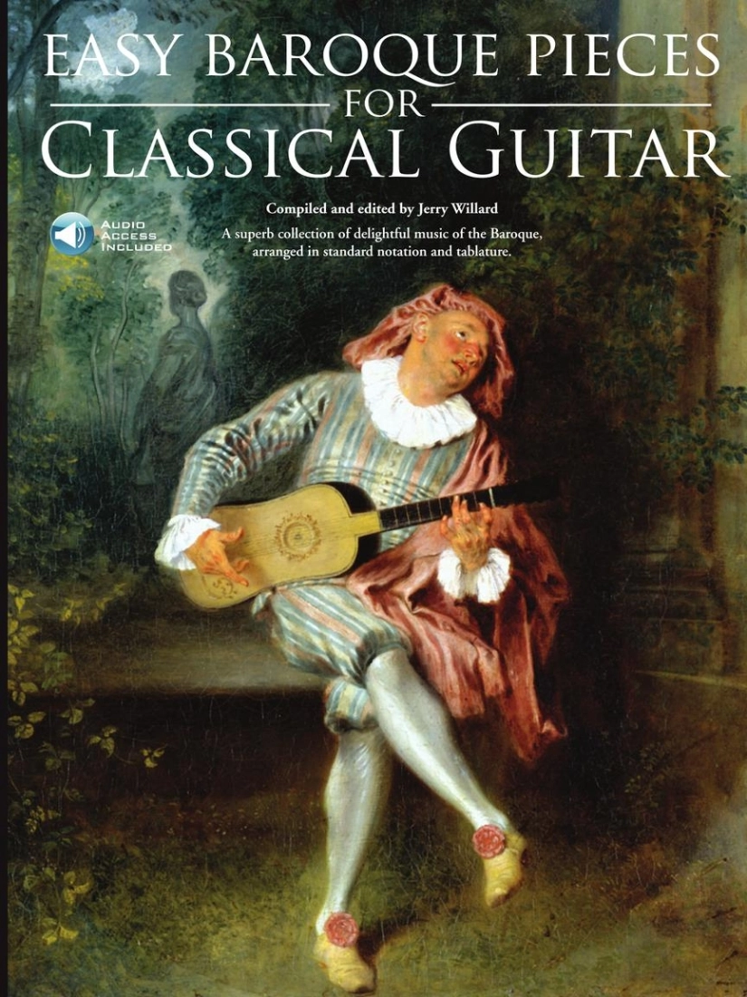 Easy Baroque Pieces for Classical Guitar - Willard - Classical Guitar - Book/Audio Online