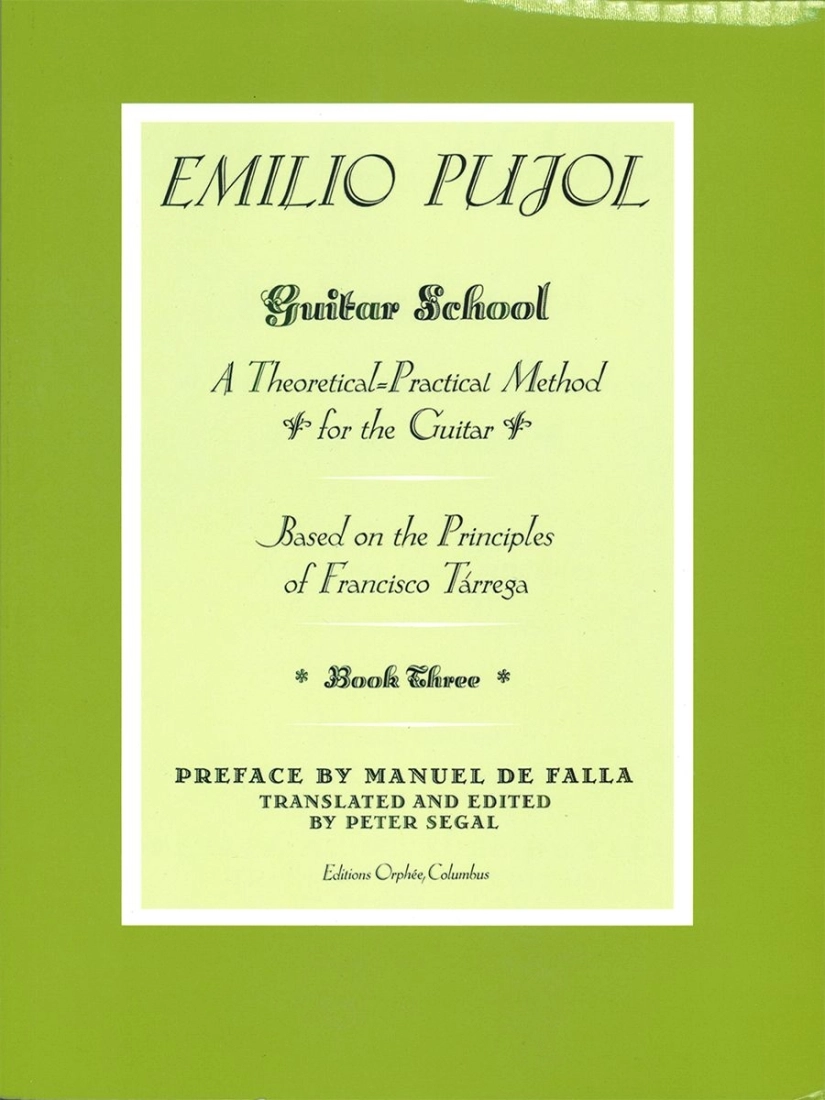 Guitar School Book 3 - Pujol/Segal - Classical Guitar - Book