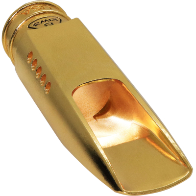 Durga V Alto Saxophone Mouthpiece - 6, Gold-Plated
