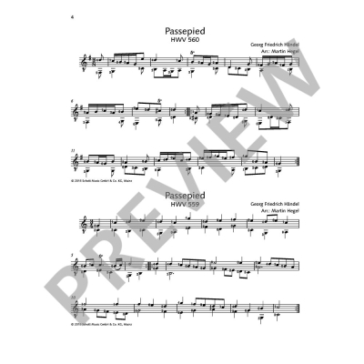 Handel for Guitar: 33 Transcriptions for Guitar - Handel/Hegel - Classical Guitar - Book