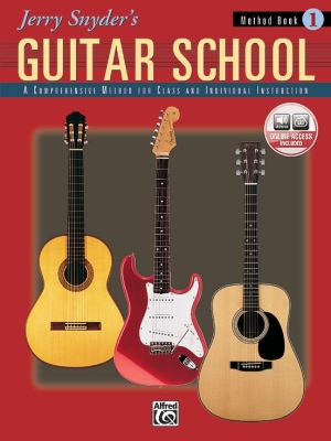 Jerry Snyder\'s Guitar School, Method Book 1 - Snyder - Guitar - Book/Audio Online