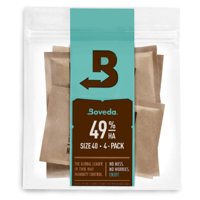 Boveda - Paquet de 4sachets pour contrle de lhumidit (humidit relative de 49%)