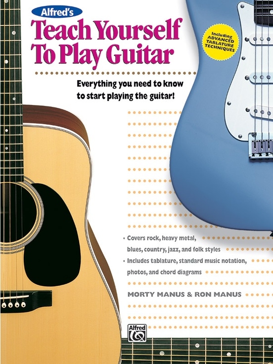 Alfred\'s Teach Yourself to Play Guitar - Manus/Manus - Guitar TAB - Book