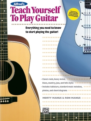 Alfred Publishing - Alfreds Teach Yourself to Play Guitar - Manus/Manus - Guitar TAB - Book