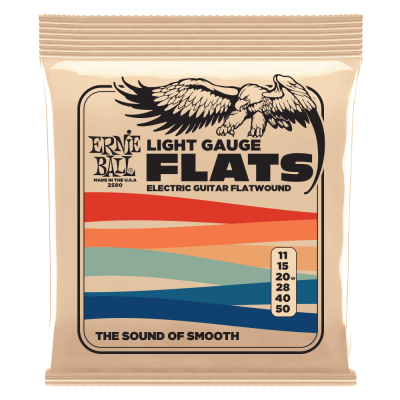 Light Flatwound Electric Guitar Strings - 11-50