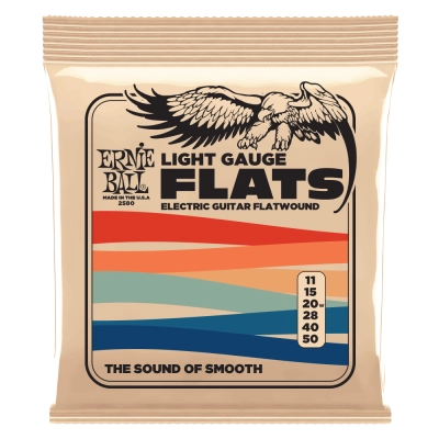 Ernie Ball - Light Flatwound Electric Guitar Strings - 11-50