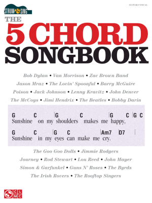Strum & Sing: The 5 Chord Songbook - Guitar/Vocal - Book