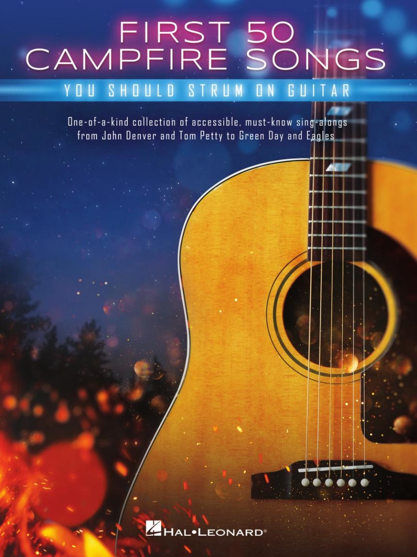 First 50 Campfire Songs You Should Strum on Guitar - Guitar/Lyrics - Book