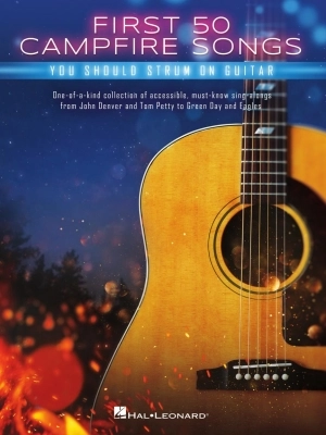 Hal Leonard - First 50 Campfire Songs You Should Strum on Guitar - Guitar/Lyrics - Book