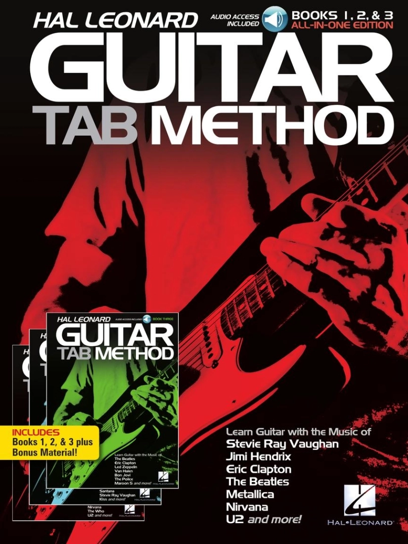 Hal Leonard Guitar Tab Method: Books 1, 2 & 3 All-in-One Edition! - Guitar TAB - Book/Audio Online