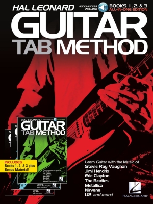 Hal Leonard - Hal Leonard Guitar Tab Method: Livres1, 2 & 3 (dition tout-en-un!) Guitare (tablatures) Livre avec fichiers audio en ligne