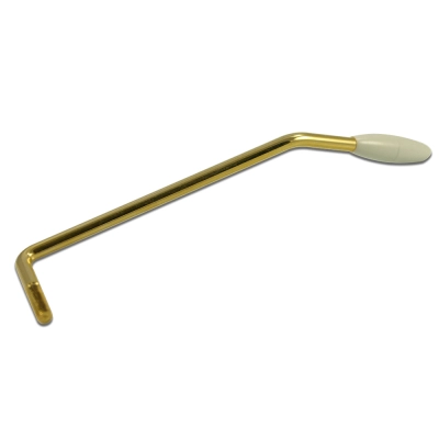 WD Music - Vintage Replacement Tremolo Arm for Import Guitars - Gold with White Tip