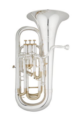 EEP826 Bb Compensating Euphonium with 11.5\'\' inch Bell - Silver-Plated with Gold Trim