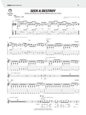 Play like Metallica: The Ultimate Guitar Lesson - Charupakorn - Guitar TAB - Book/Audio Online