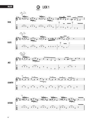 Lead Licks: Over 200 Licks in All Styles - Koch - Guitar TAB - Book/Audio Online