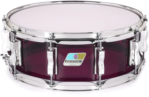 Ludwig Drums - Limited Edition Vistalite 5x14 Snare Drum - Purple