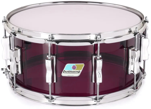 Ludwig Drums - Limited Edition Vistalite 6.5x14 Snare Drum - Purple
