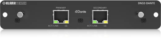 Klark Teknik - DN32-DANTE Expansion Module