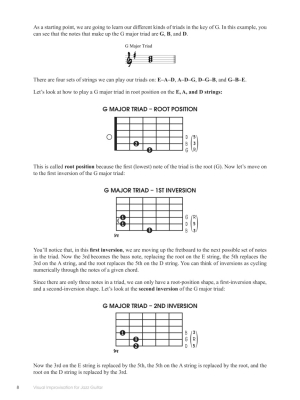 Visual Improvisation for Jazz Guitar: Understand and Command the Fretboard - Vaartstra - Guitar - Book/Audio Online