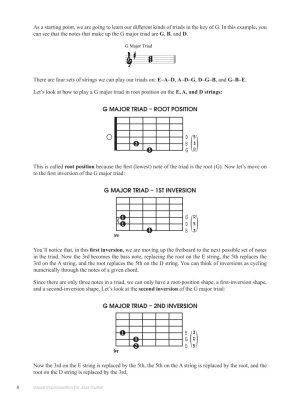 Visual Improvisation for Jazz Guitar: Understand and Command the Fretboard - Vaartstra - Guitar - Book/Audio Online