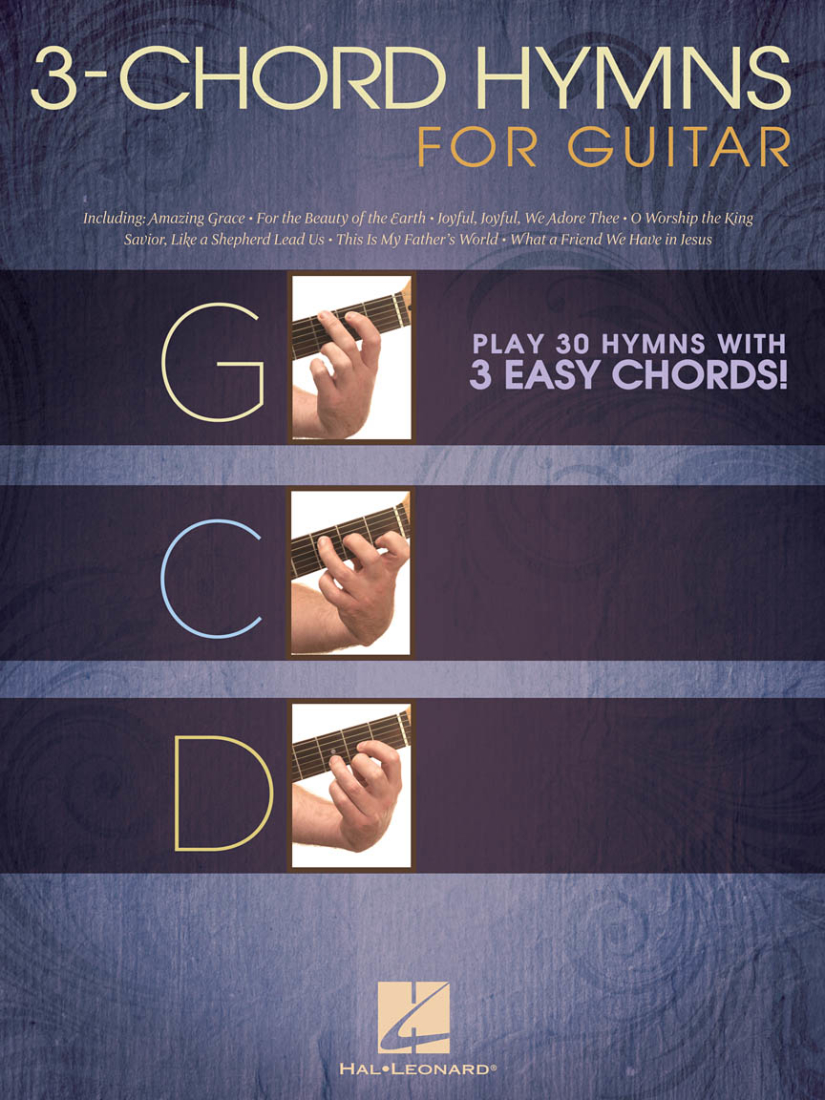 3-Chord Hymns for Guitar - Guitar - Book