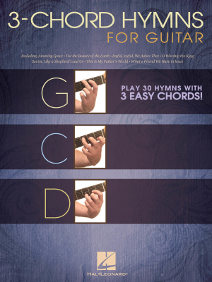 Hal Leonard - 3-Chord Hymns for Guitar Guitare Livre
