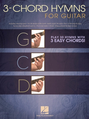 Hal Leonard - 3-Chord Hymns for Guitar - Guitar - Book