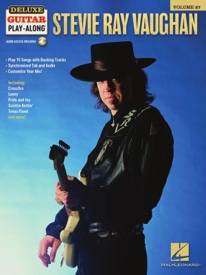 Hal Leonard - Stevie Ray Vaughan: Deluxe Guitar Play-Along Volume 27 - Guitar TAB - Book/Audio Online