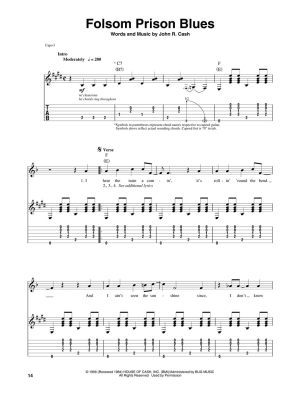 Johnny Cash: Guitar Play-Along Volume 115 - Guitar TAB - Book/Audio Online