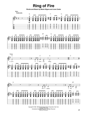 Johnny Cash: Guitar Play-Along Volume 115 - Guitar TAB - Book/Audio Online