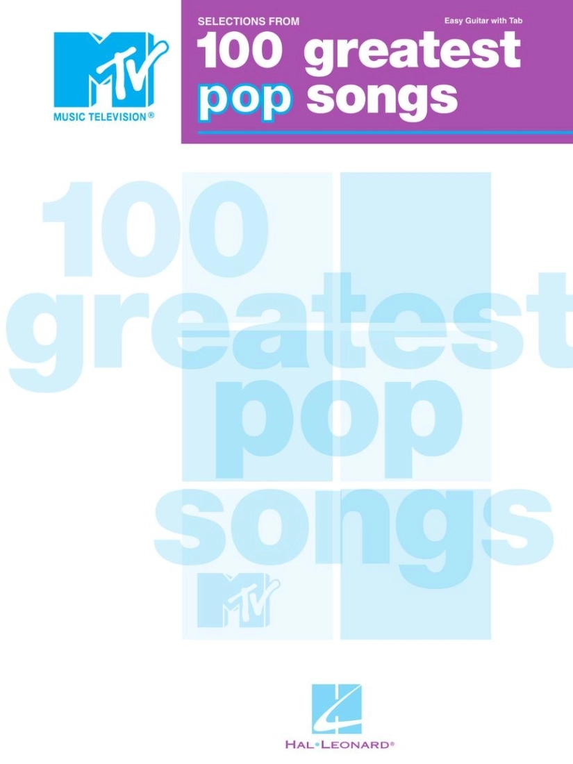 Selections from MTV\'s 100 Greatest Pop Songs - Easy Guitar TAB - Book