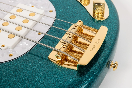 StingRay4 Special 4 H Electric Bass with Case - Ocean Sparkle