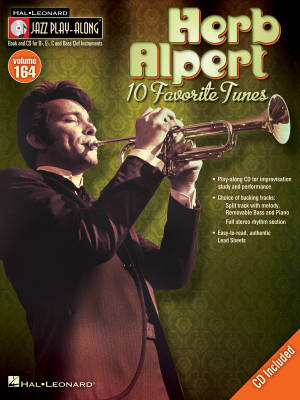 Hal Leonard - Herb Alpert: Jazz Play-Along Volume 164 - Book/CD