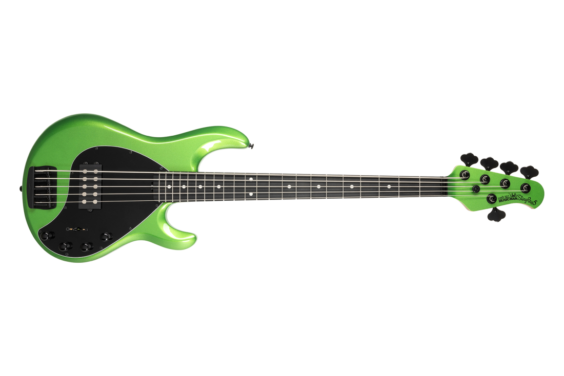StingRay5 Special 5 H 5-String Electric Bass with Case - Kiwi Green